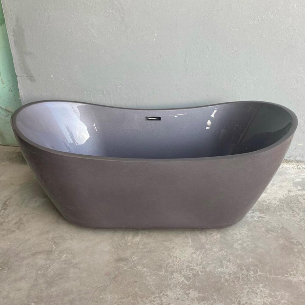 Tham khảo màu xám phủ galaxy trên bồn thỏi vàng kích thước 1m7